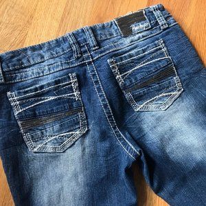 Juniors size 11 Amethyst jeans - distressed jeans | embellished jeans